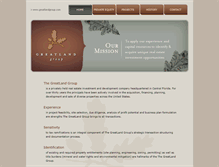 Tablet Screenshot of greatlandgroup.com